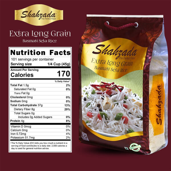 Extra Long Grain Basmati Sela Rice - Image 2