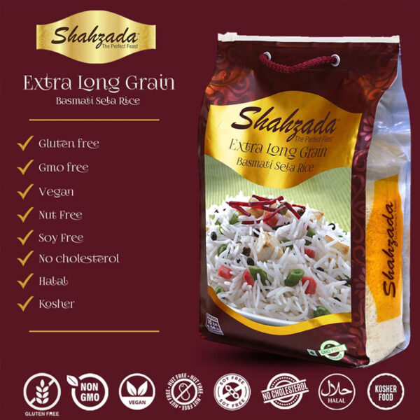Extra Long Grain Basmati Sela Rice - Image 3