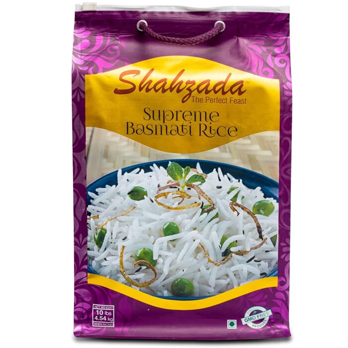 Supreme Basmati Rice 10 Slender, Fluffy, and NonSticky Grains Rice