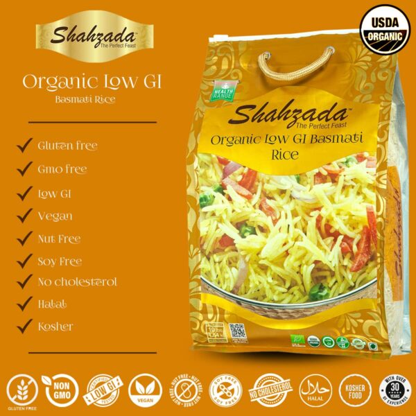 Organic Low GI Basmati Rice - Image 2