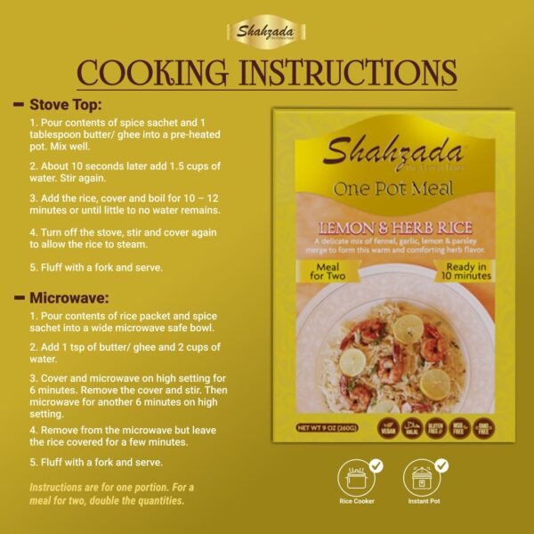 Lemon and Herb Basmati Meal Kit - Image 8